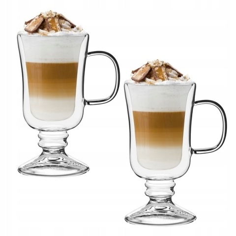 Komplet SZKLANEK TERMICZNYCH Z PODWÓJNĄ ŚCIANKĄ SUBLIME 2 szt. IRISH 200ML