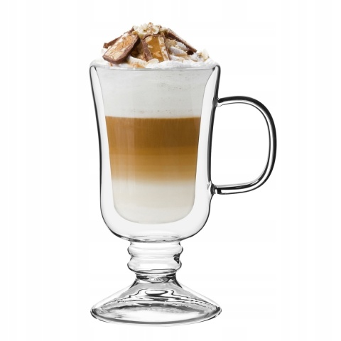 Komplet SZKLANEK TERMICZNYCH Z PODWÓJNĄ ŚCIANKĄ SUBLIME 2 szt. IRISH 200ML