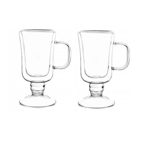 Komplet SZKLANEK TERMICZNYCH Z PODWÓJNĄ ŚCIANKĄ SUBLIME 2 szt. IRISH 200ML