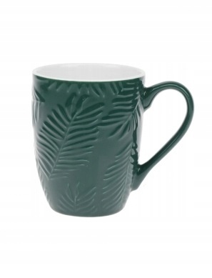 Kubek Leaf 350 ml z porcelany New Bone wz. COLOR MIX