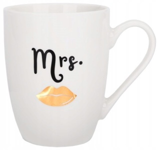 Kubek Mr and Mrs 340 ml z porcelany New Bone art. 71497