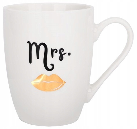 Kubek Mr and Mrs 340 ml z porcelany New Bone art. 71497