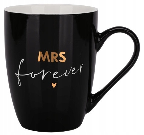 Kubek Mr and Mrs 340 ml z porcelany New Bone art. 71497