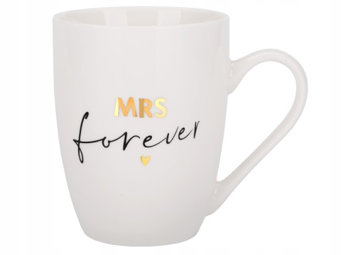 Kubek Mr and Mrs 340 ml z porcelany New Bone art. 71497