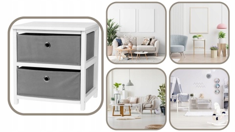 SZAFKA Z 2 SZUFLADAMI