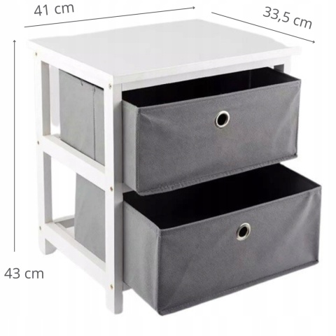 SZAFKA Z 2 SZUFLADAMI