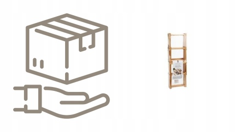 Stojak bambusowy na butelki do wina