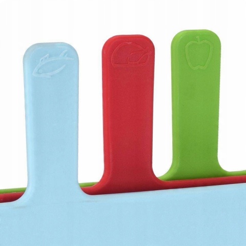 Zestaw desek do krojenia na stojaku 3 szt.