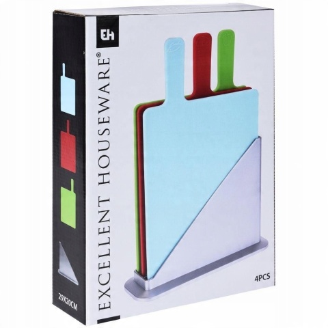 Zestaw desek do krojenia na stojaku 3 szt.