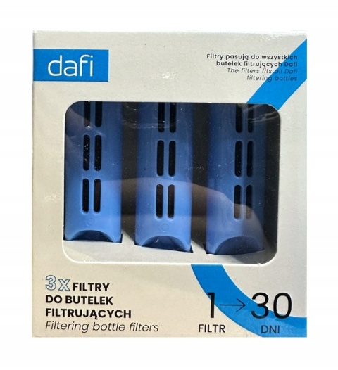 3PAK FILTRÓW DO BUTELKI BEZ ZAKRĘTKI MULTIKOLOR (P)