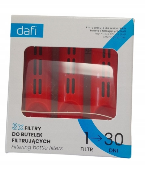 3PAK FILTRÓW DO BUTELKI BEZ ZAKRĘTKI MULTIKOLOR (P)