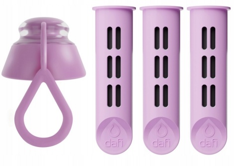 3PAK FILTRÓW DO BUTELKI BEZ ZAKRĘTKI MULTIKOLOR (P)