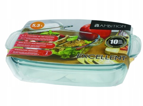 AM-EXCELLENT NACZYNIE PROST.Z POKR.5,3L ŻARO
