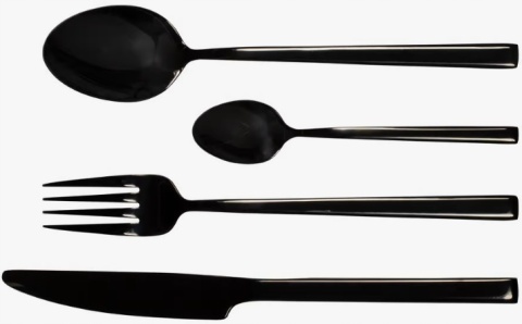 AM-S.COMO BLACK KPL SZTUCCE 24EL GIFTBOX