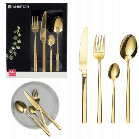 AM-S.COMO GOLD KPL SZTUCCE 24EL GIFTBOX