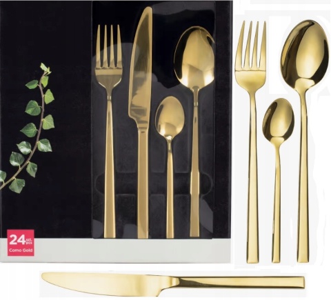 AM-S.COMO GOLD KPL SZTUCCE 24EL GIFTBOX