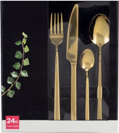 AM-S.COMO GOLD KPL SZTUCCE 24EL GIFTBOX