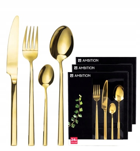 AM-S.COMO GOLD KPL SZTUCCE 24EL GIFTBOX