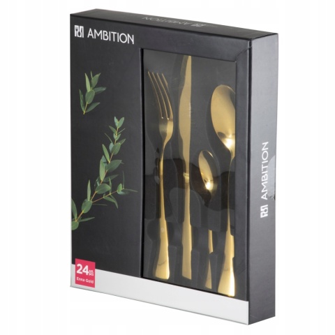 AM-S.ENNA GOLD KPL SZTUCCE 24EL GIFTBOX