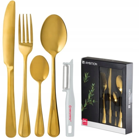 AM-S.ENNA GOLD KPL SZTUCCE 24EL GIFTBOX