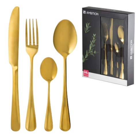 AM-S.ENNA GOLD KPL SZTUCCE 24EL GIFTBOX