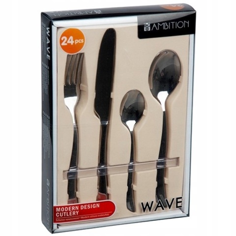 AM - WAVE SZTUĆCE MODERN 24EL. / 29880