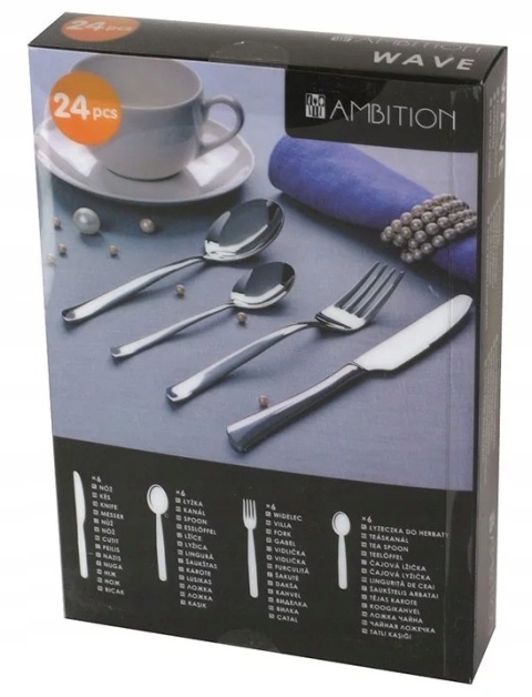 AM - WAVE SZTUĆCE MODERN 24EL. / 29880