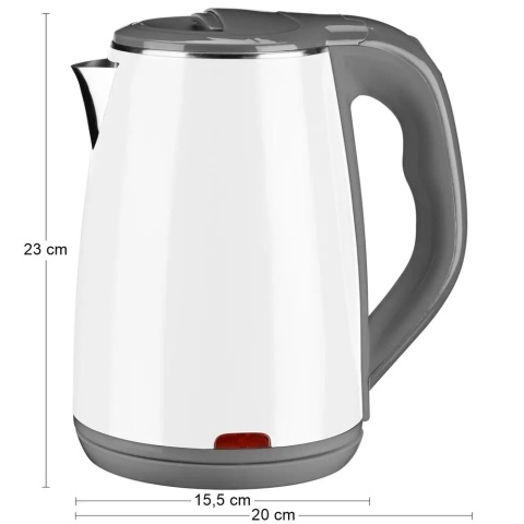 CZAJNIK ELEKTR. NDZ/PLAST 1,8l ERVIN 27659 BIAŁY