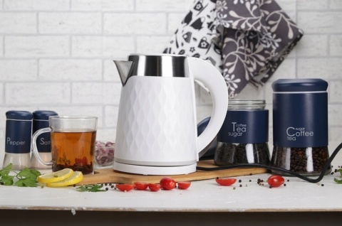 CZAJNIK ELEKTRYCZNY NDZ/PLAST 1,7L LOUIS 28683 BIAŁY