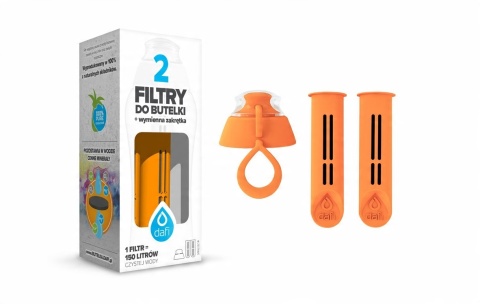 DAFI 2PAK FILTRÓW DO BUTELKI MULTIKOLOR