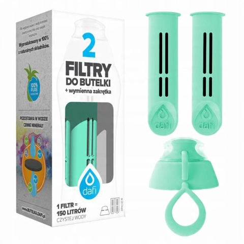 DAFI 2PAK FILTRÓW DO BUTELKI MULTIKOLOR
