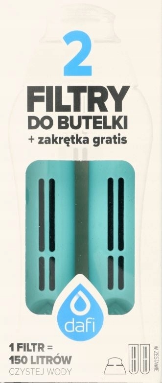 DAFI 2PAK FILTRÓW DO BUTELKI MULTIKOLOR