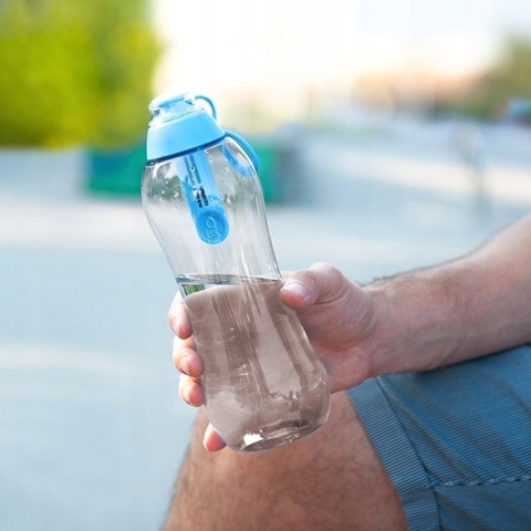 DAFI BUTELKA 0,7L KOLOROWA Z 2 WKŁADAMI FILTRUJĄCYMI MULTIKOLOR