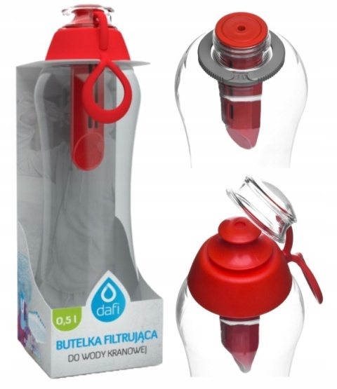 DAFI Butelka limitowana 0,5 L (1 filtr w zestawie ) - Multikolor
