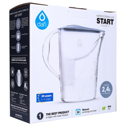 Dzbanek filtrujący DAFI Start Multicolor - Classic system (bez wkładu filtrującego)