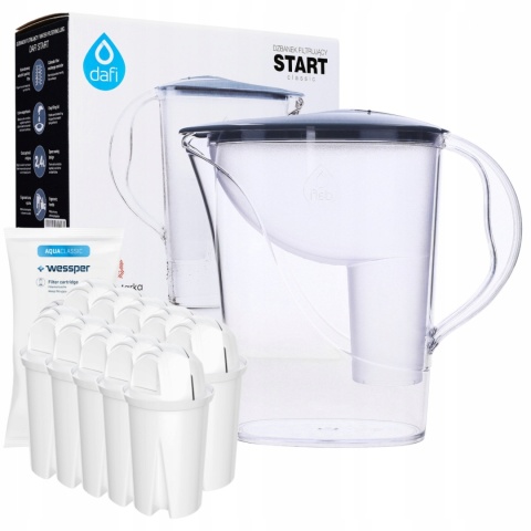 Dzbanek filtrujący DAFI Start Multicolor - Classic system (bez wkładu filtrującego)