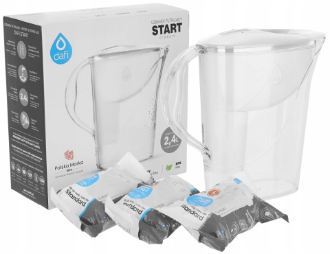 Dzbanek filtrujący DAFI Start Multicolor - Classic system (bez wkładu filtrującego)