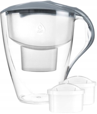 Dzbanek filtrujący Dafi Omega Unimax biały 2 wkłady
