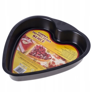 FORMA DO PIECZENIA SERCE NON-STICK CZARNA