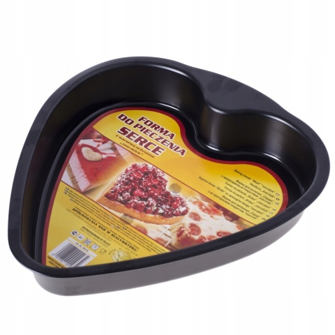 FORMA DO PIECZENIA SERCE NON-STICK CZARNA