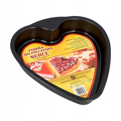 FORMA DO PIECZENIA SERCE NON-STICK CZARNA