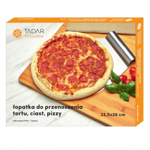 ŁOPATKA DO PRZENOSZENIA TORTU, CIASTA, PIZZY 32.5X26CM COLOR BOX