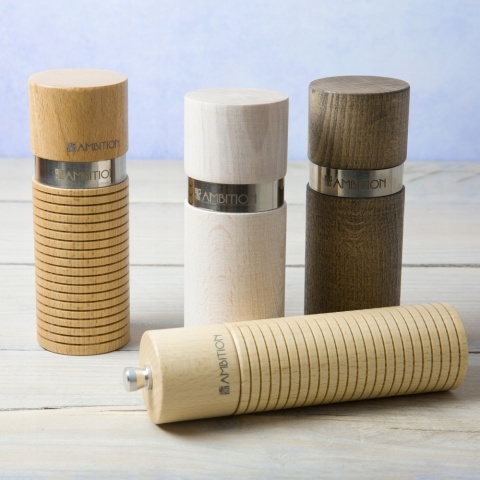 Młynek do pieprzu i soli Lofty 18cm drewniany