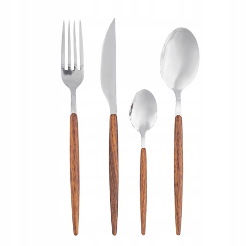 NATURAL SZTUĆCE KOMPLET 24 SZT. W PUDEŁKU