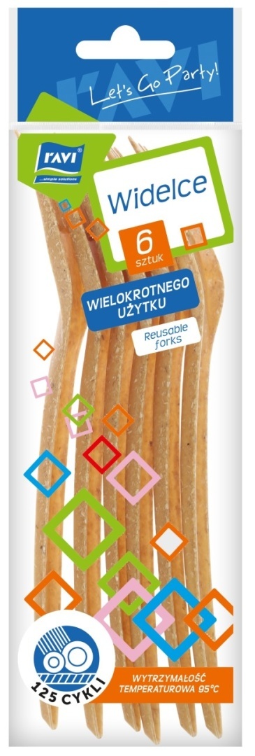 NJ Łyżki wielokrotnego użytku 6 szt.