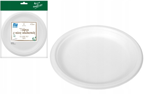 NJB Talerze 26 cm z masy celulozowej 6 szt. Green for Tomorrow