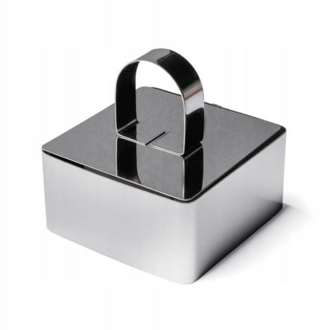 PIERŚCIEŃ KUCHARSKI DO FORMOWANIA POTRAW - KWADRAT 8,5X4CM