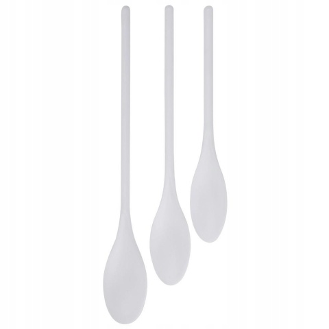 SPOON SET PP 3PCS WHITE