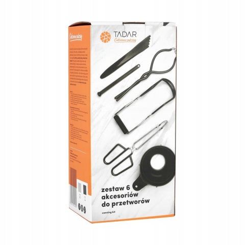 ZESTAW 6 AKCESORIÓW DO PRZETWORÓW, COLOR BOX