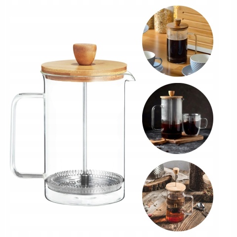 Zaparzacz szklany french press 600ml AMBITION